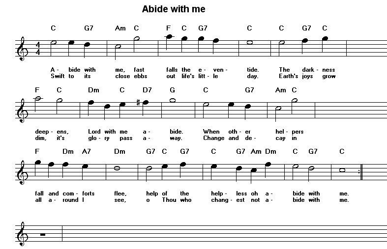 Free sheet music for traditional songs
